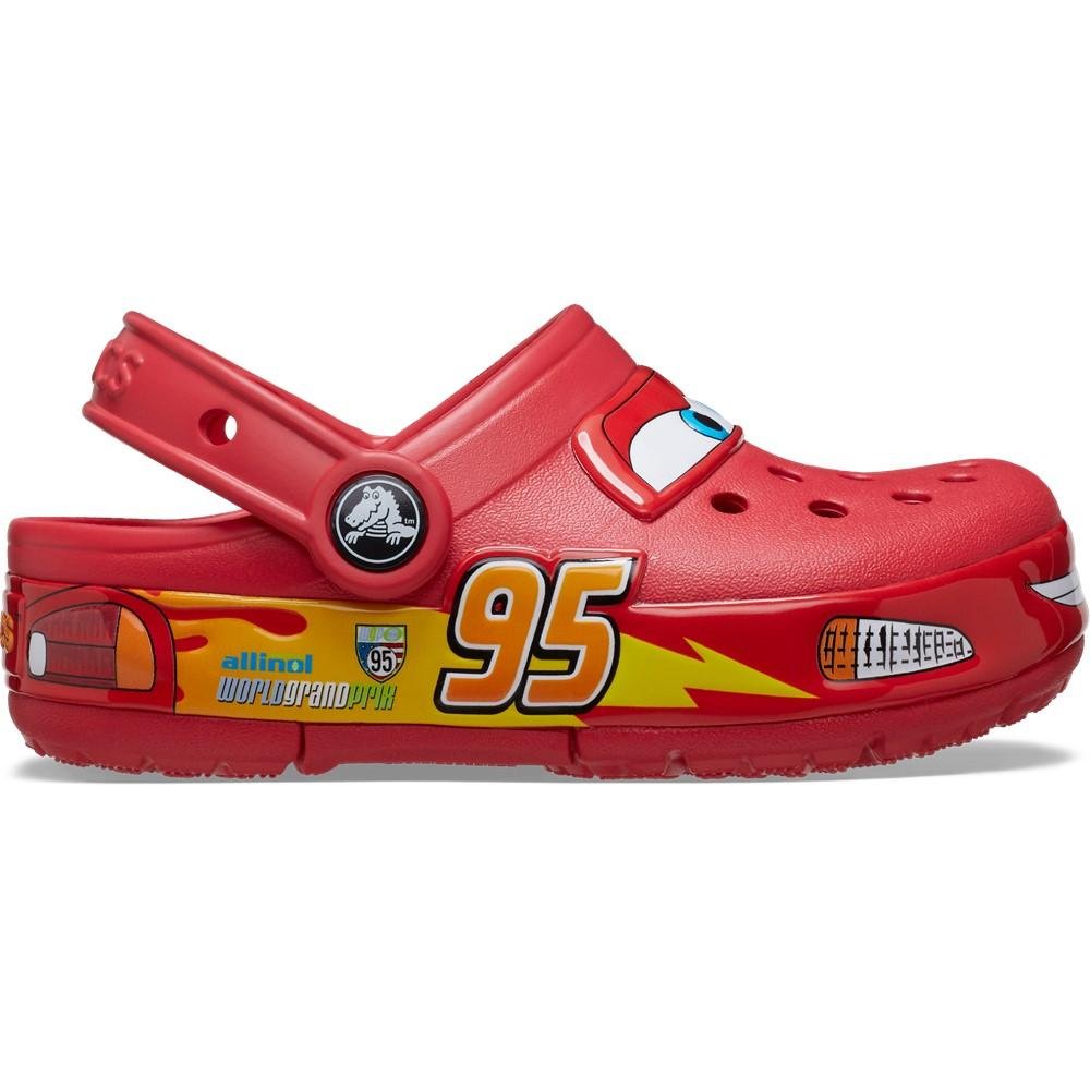 Sandália crocs crocband cars lightning red Vermelho 1