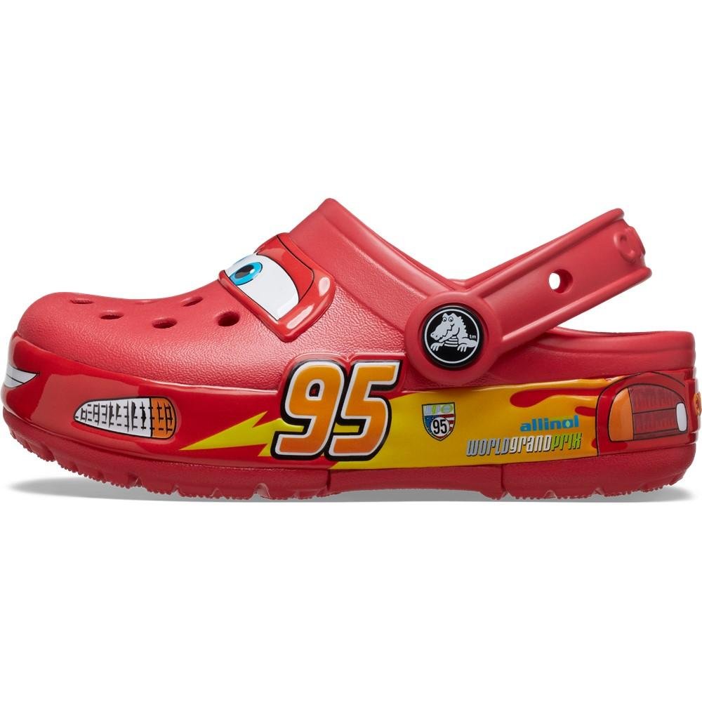 Sandália crocs crocband cars lightning  red Vermelho 3