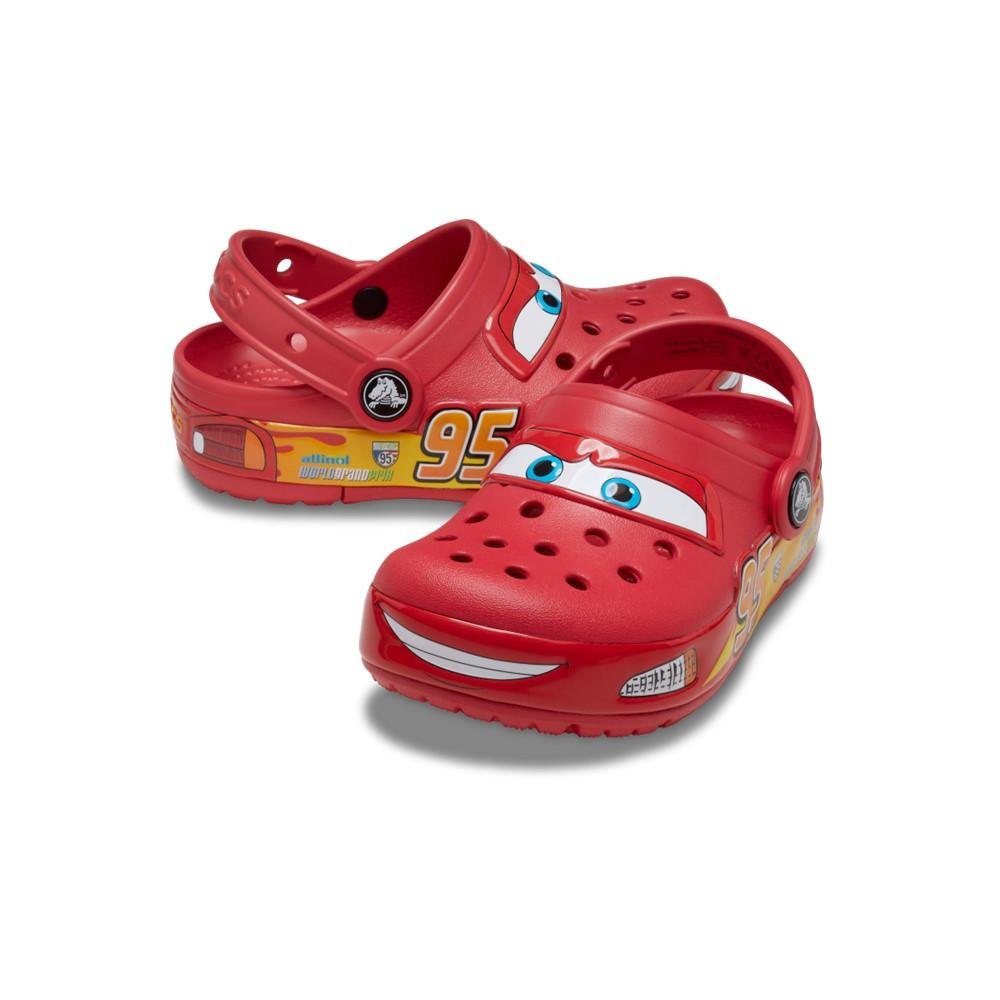 Sandália crocs crocband cars lightning  red Vermelho 4