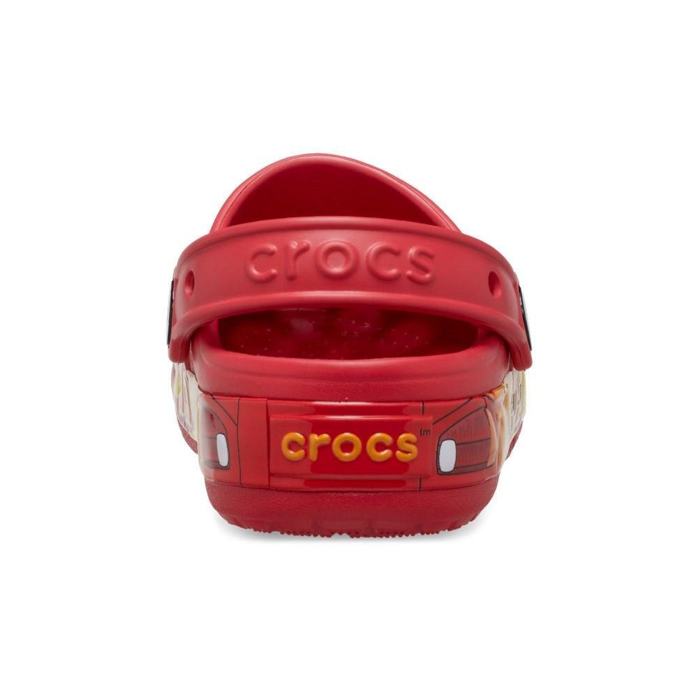 Sandália crocs crocband cars lightning  red Vermelho 7