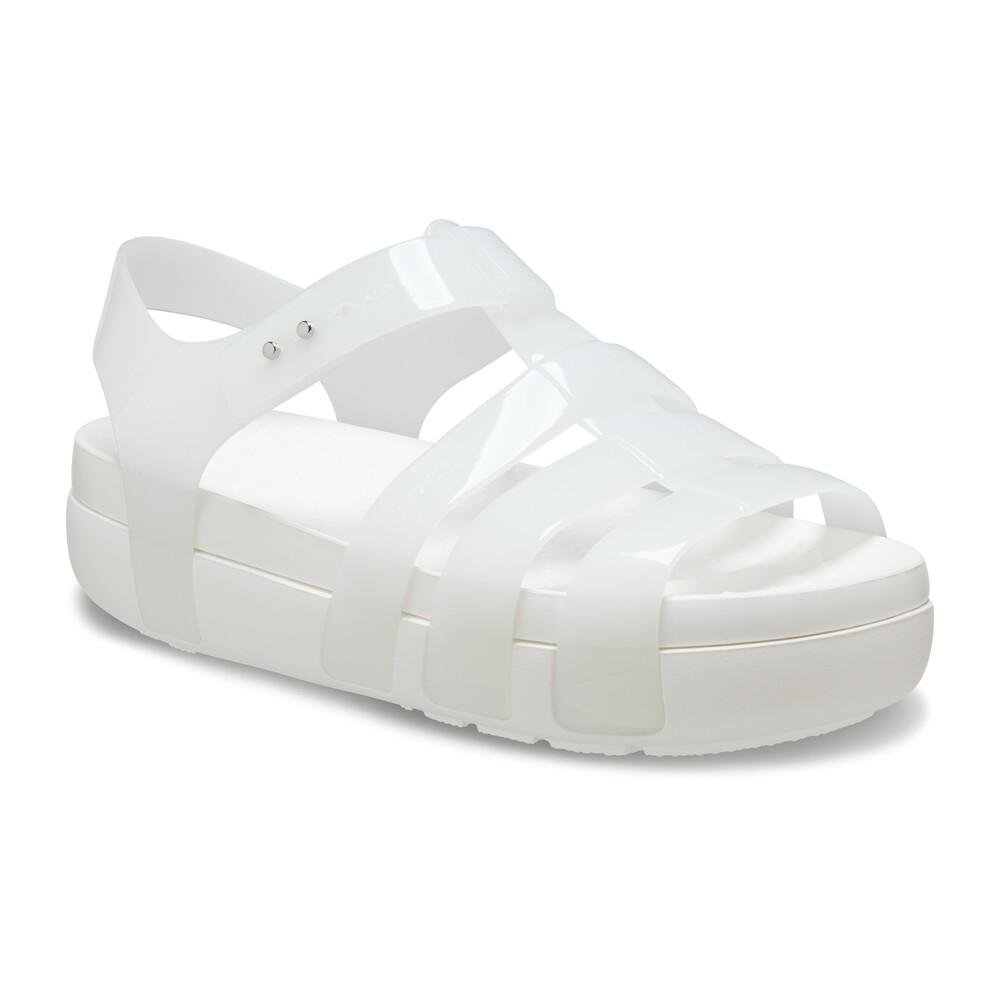 Sandália crocs splash glossy fisherman white Branco 2