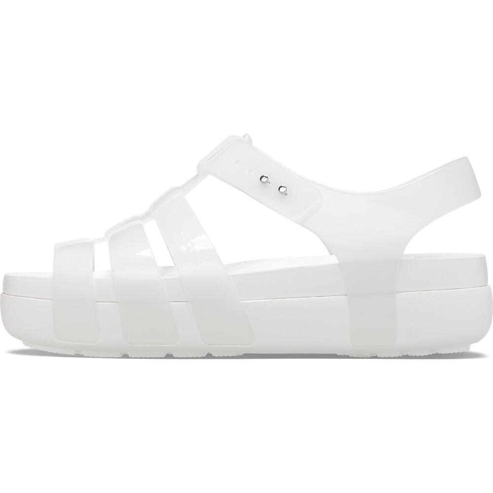 Sandália crocs splash glossy fisherman white Branco 3