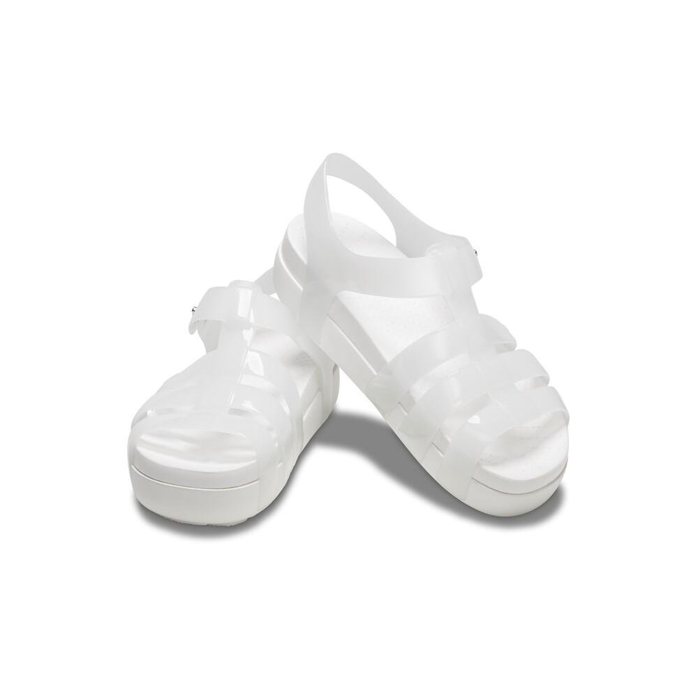 Sandália crocs splash glossy fisherman white Branco 4