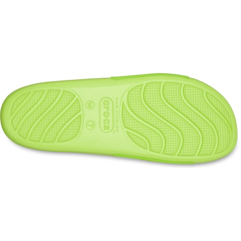 Sandália crocs splash shine slide limeade Limeade 6