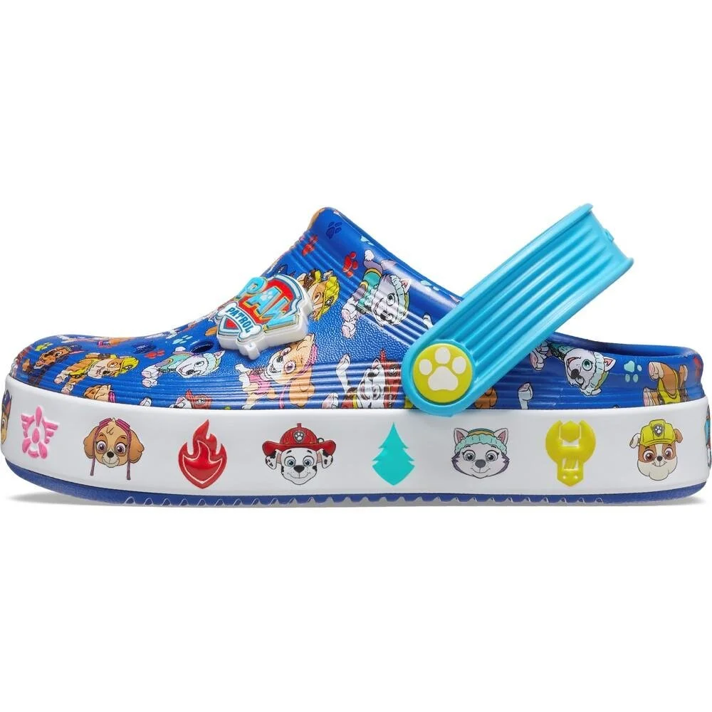 Sandália crocs paw patrol off court clog t blue Azul 3