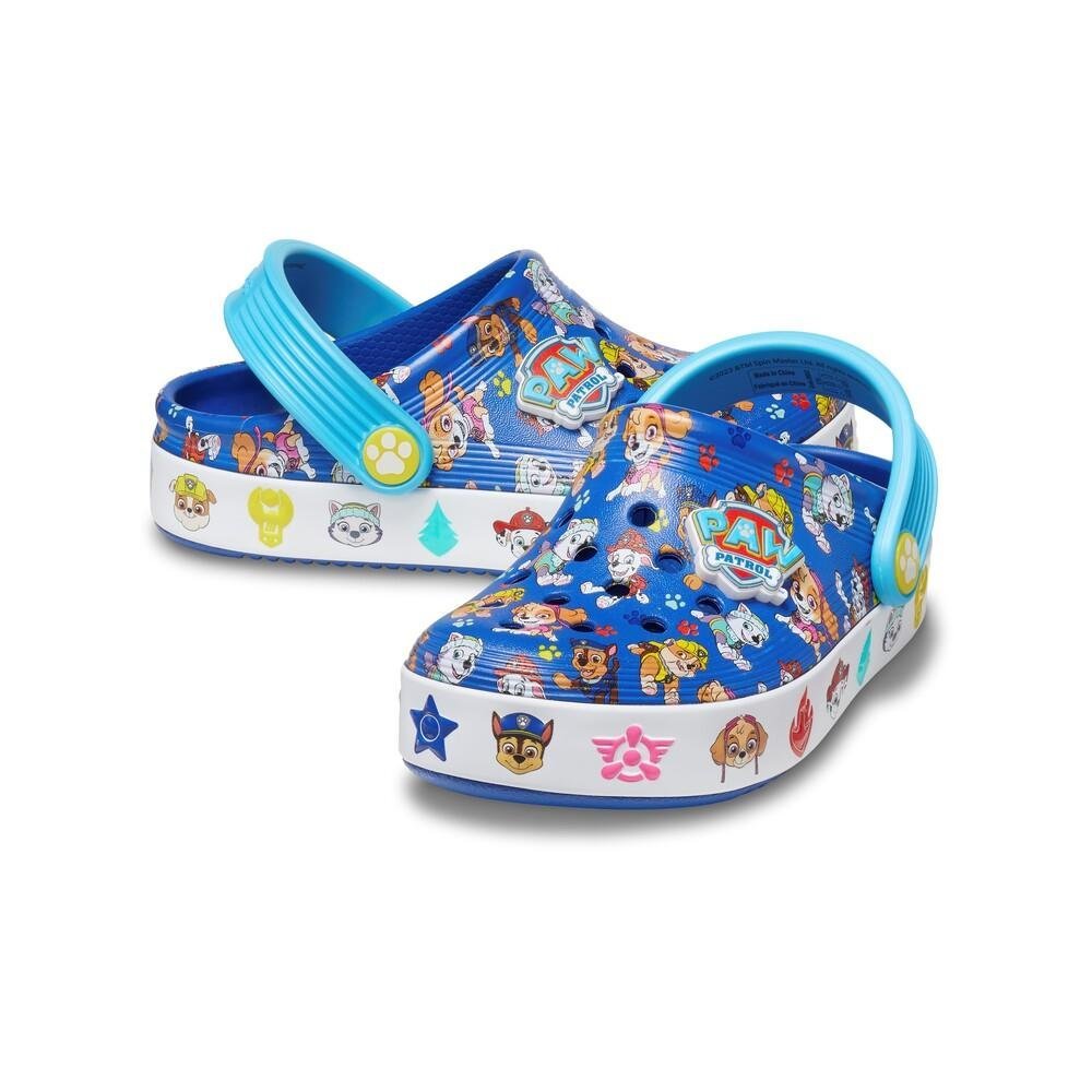 Sandália crocs paw patrol off court clog t blue Azul 4