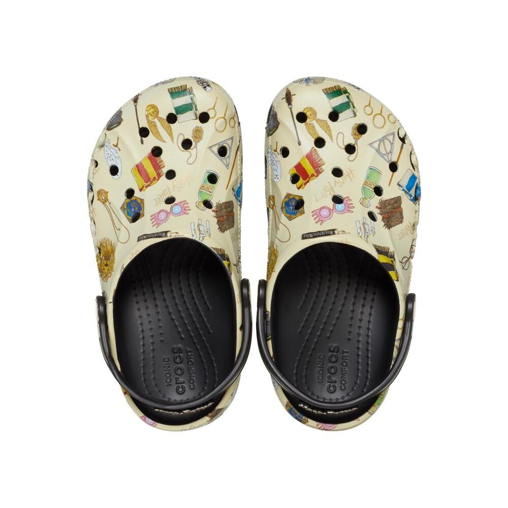 Sandália crocs baya harry potter clog t multi Bege 5