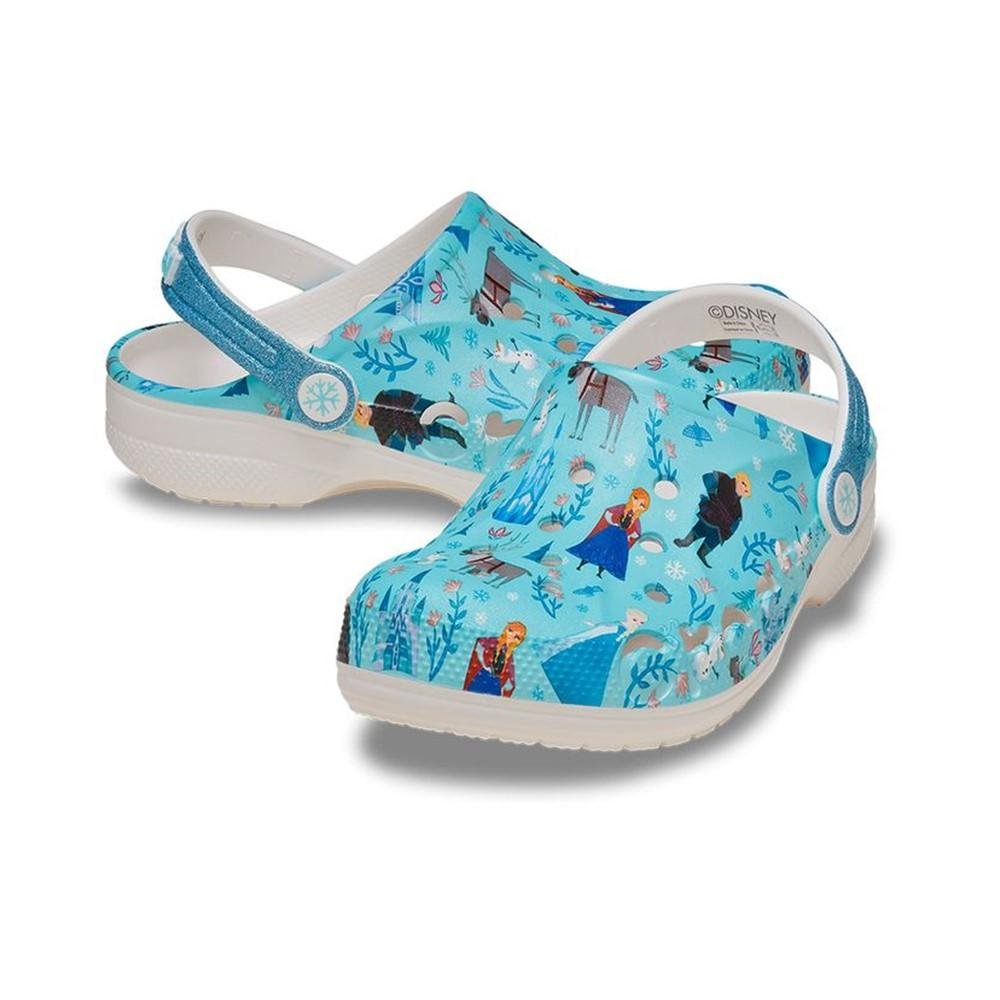 Sandália crocs frozen baya clog t multi Azul 4