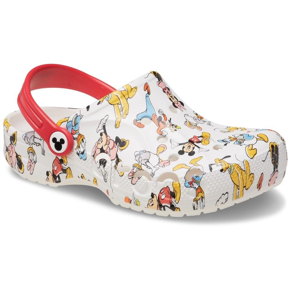 Sandália crocs mickey and friends baya clog infantil multi Branco 2