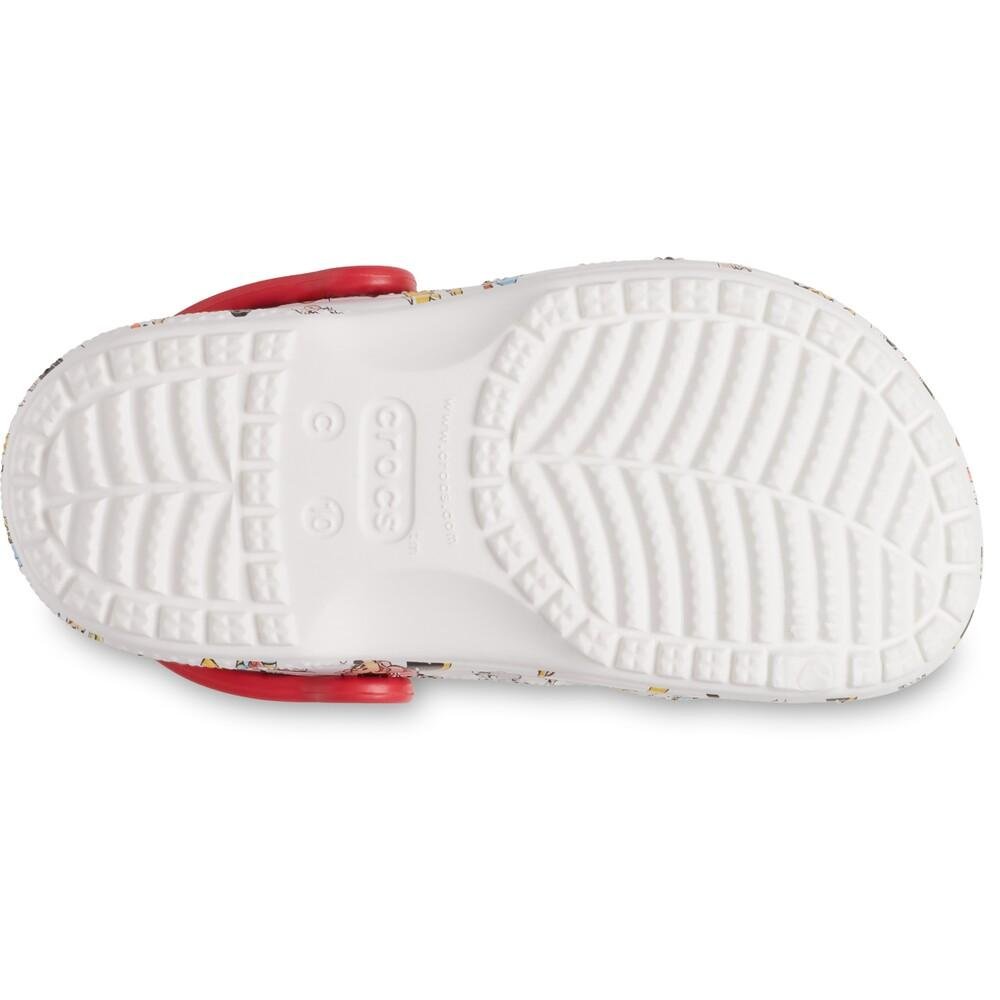 Sandália crocs mickey and friends baya clog infantil multi Branco 6