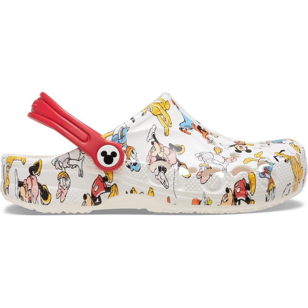 Sandália crocs mickey and friends baya clog infantil multi Branco 1