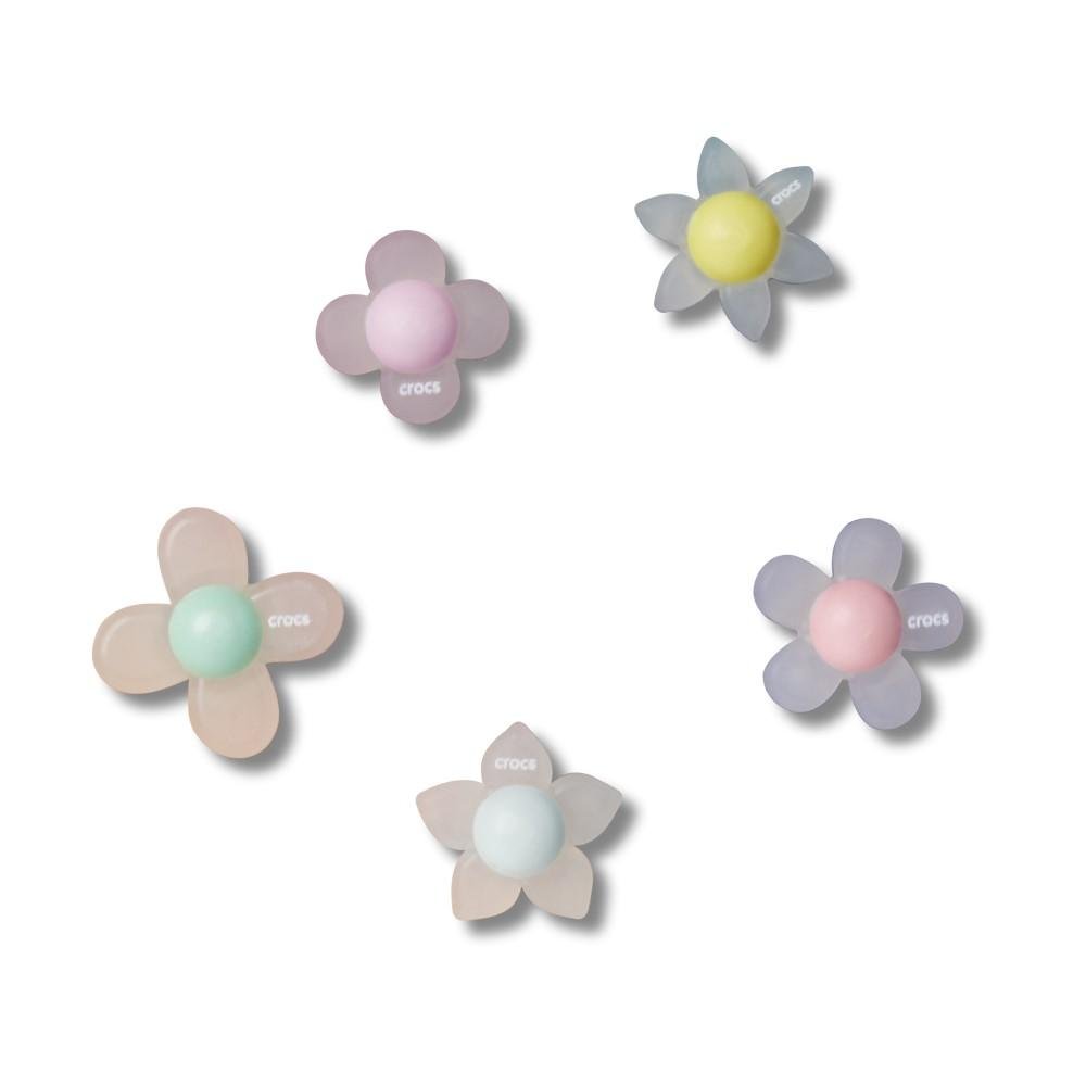 Jibbitz™ Flores Iridescentes Pack com 5 Peças UNICO