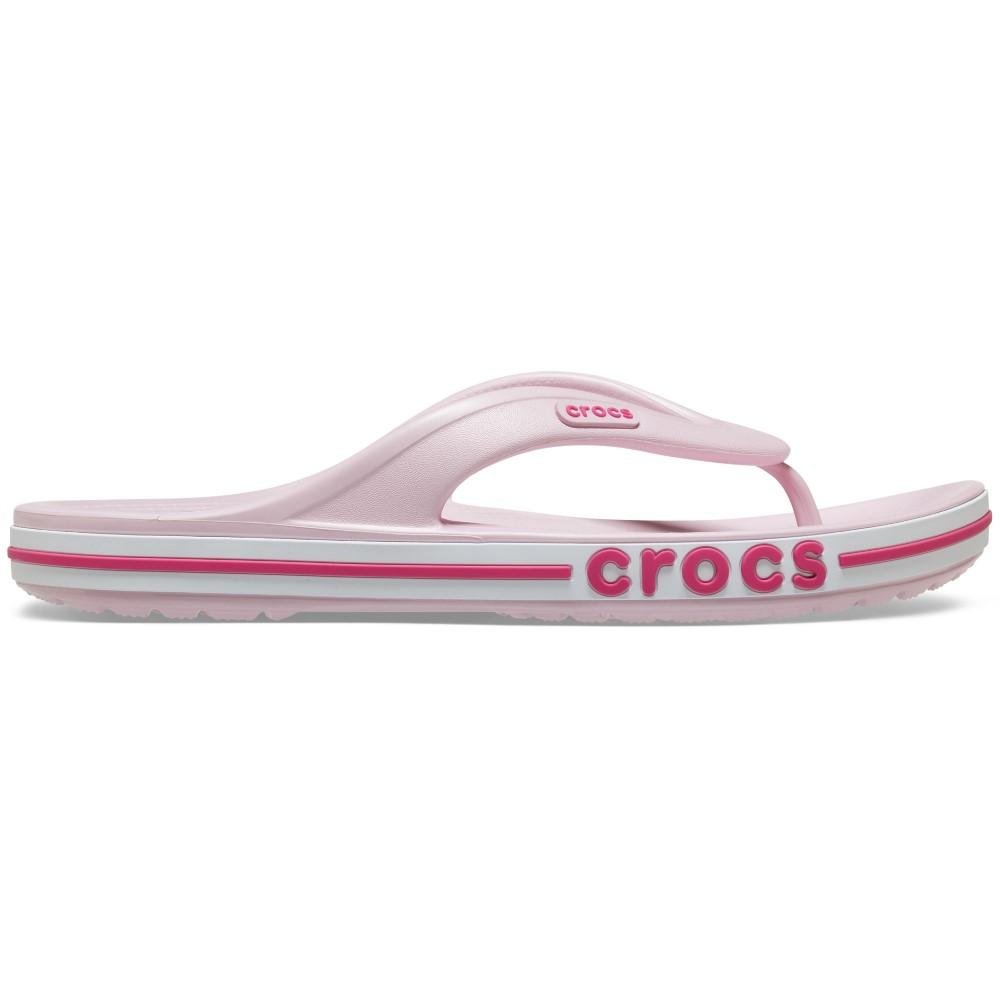 Chinelo crocs bayaband flip ballerina pink/candy pink