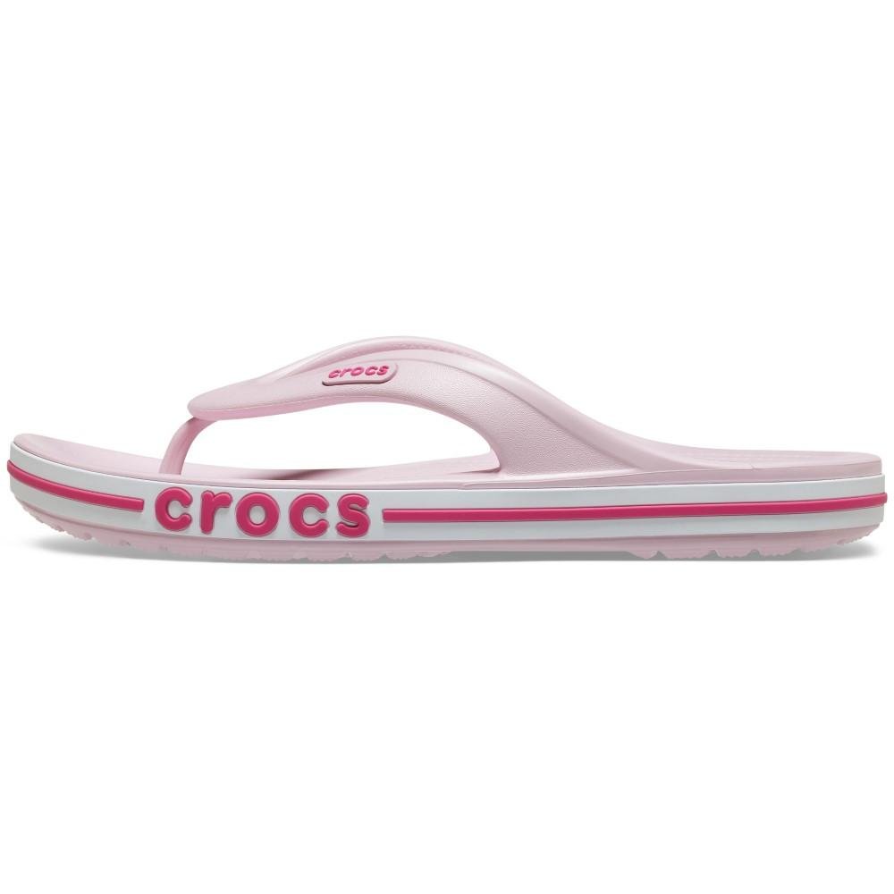 Chinelo crocs bayaband flip ballerina pink/candy pink Rosa 3