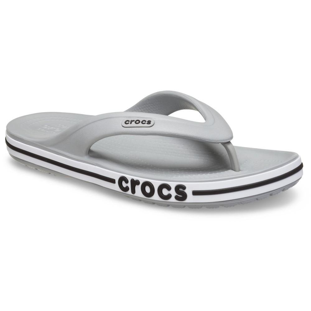 Chinelo Crocs Bayaband Flip LIGHT GREY Cinza 2