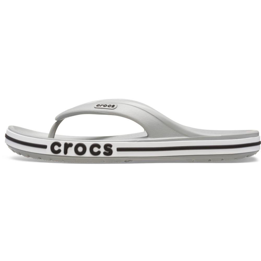 Chinelo Crocs Bayaband Flip LIGHT GREY Cinza 3
