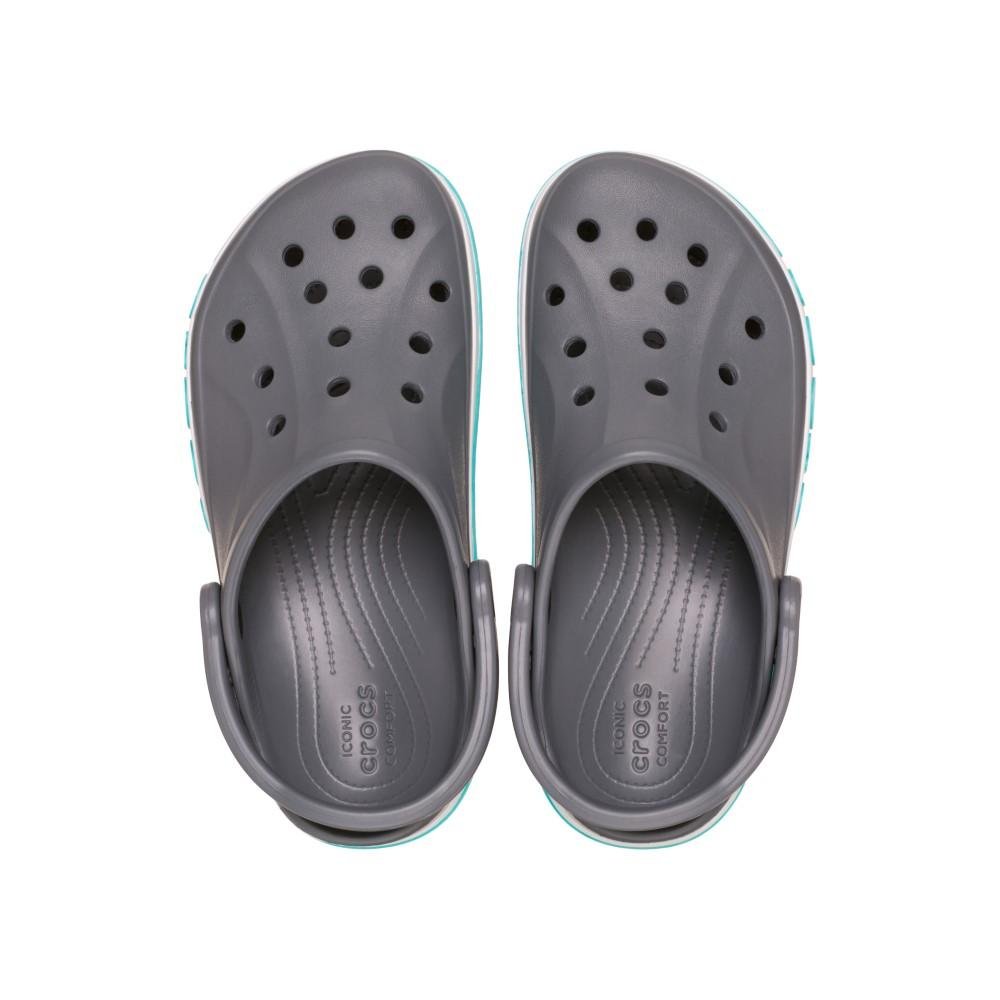 Sandália crocs bayaband clog charcoal/multi Cinza 5