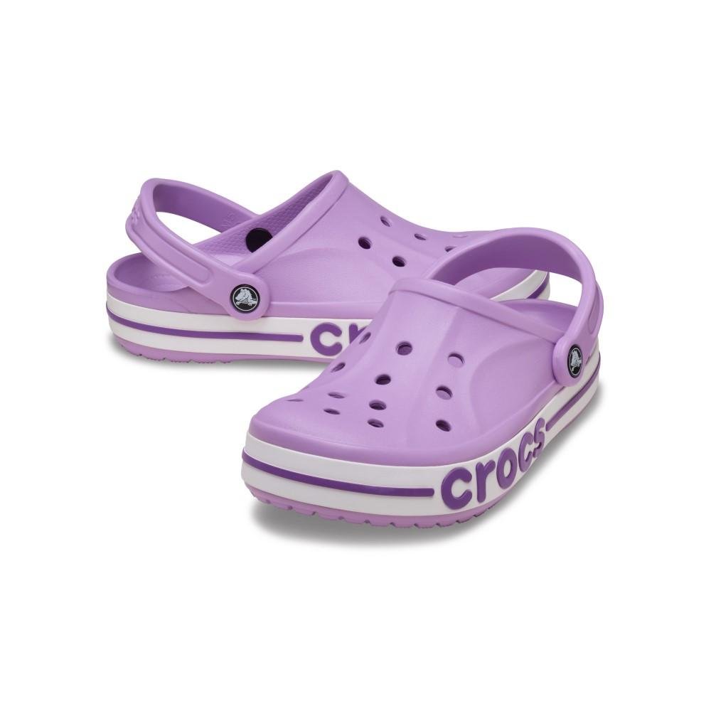 Sandália crocs bayaband clog orchid Roxo 4
