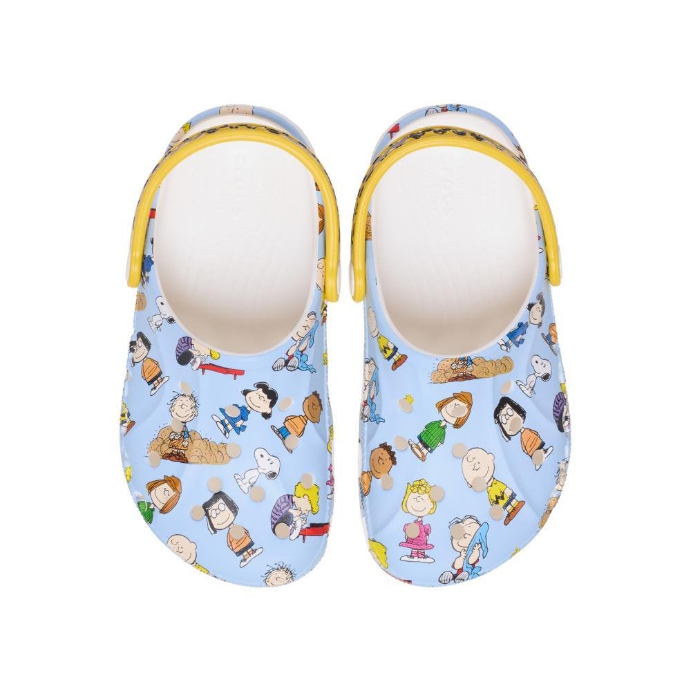 Sandália Crocs Peanuts Baya Clog K Multi Azul 5