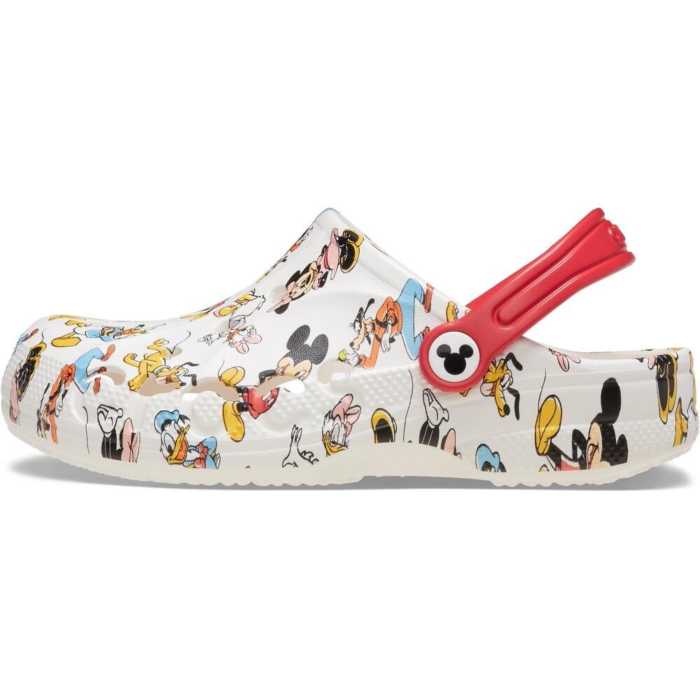 Sandália crocs mickey and friends baya clog juvenil multi Branco 3