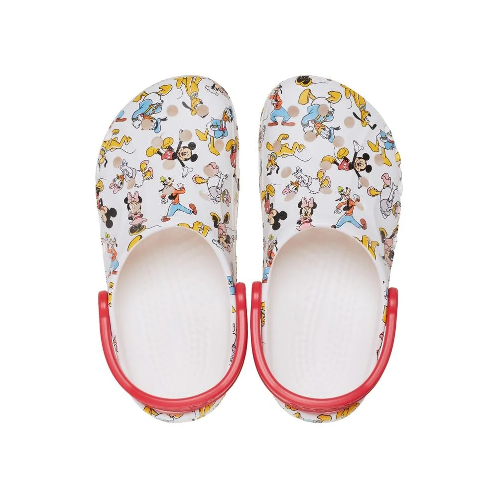 Sandália crocs mickey and friends baya clog multi Branco 5