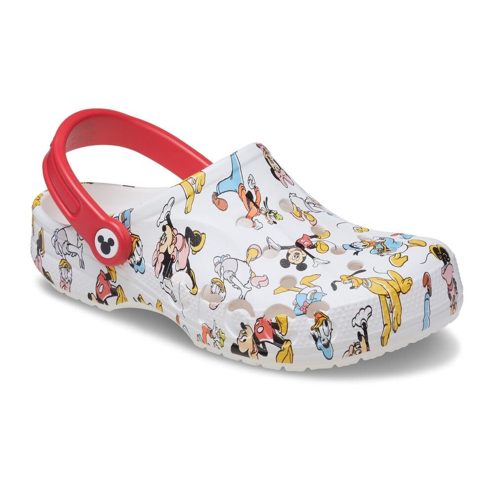 Sandália crocs mickey and friends baya clog multi Branco 2