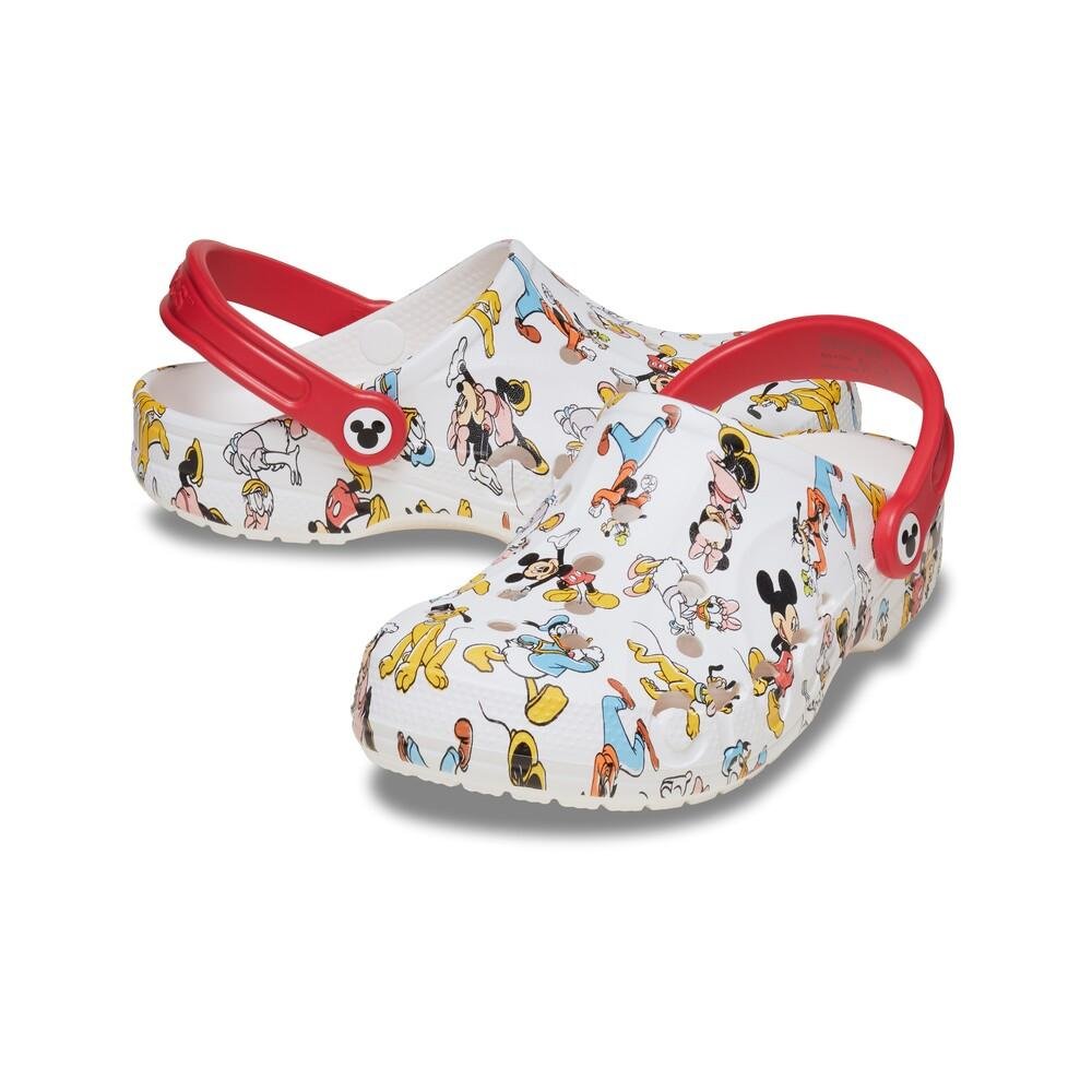 Sandália crocs mickey and friends baya clog multi Branco 4