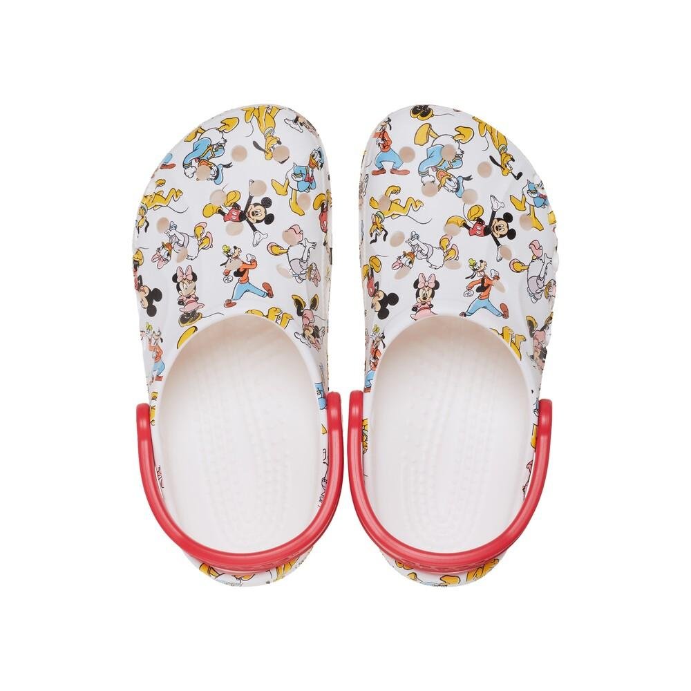 Sandália crocs mickey and friends baya clog multi Branco 5