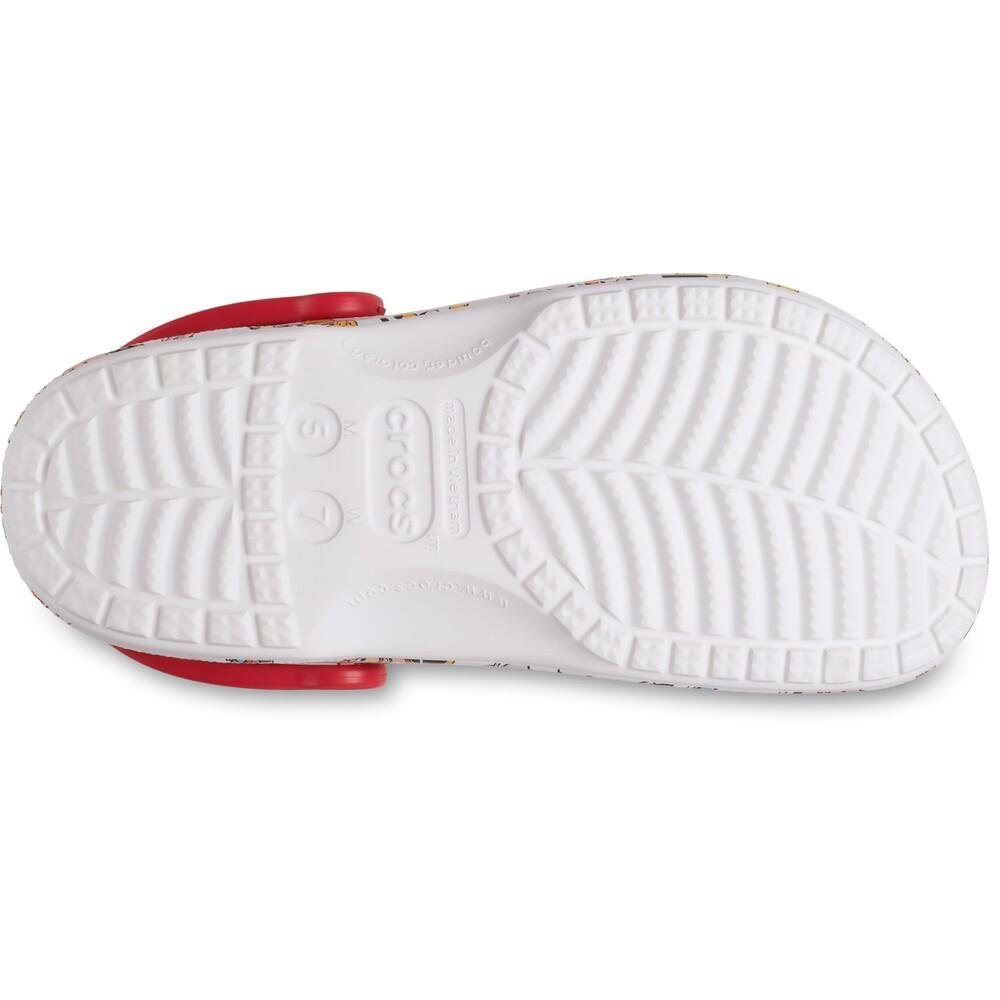 Sandália crocs mickey and friends baya clog multi Branco 6