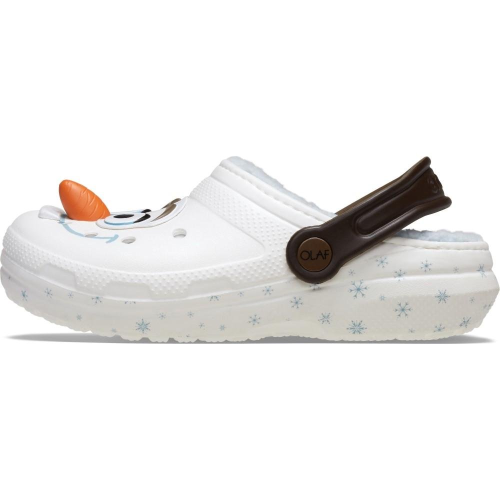 Sandália Crocs Classic Clog Frozen Olaf K Multi Branco 3