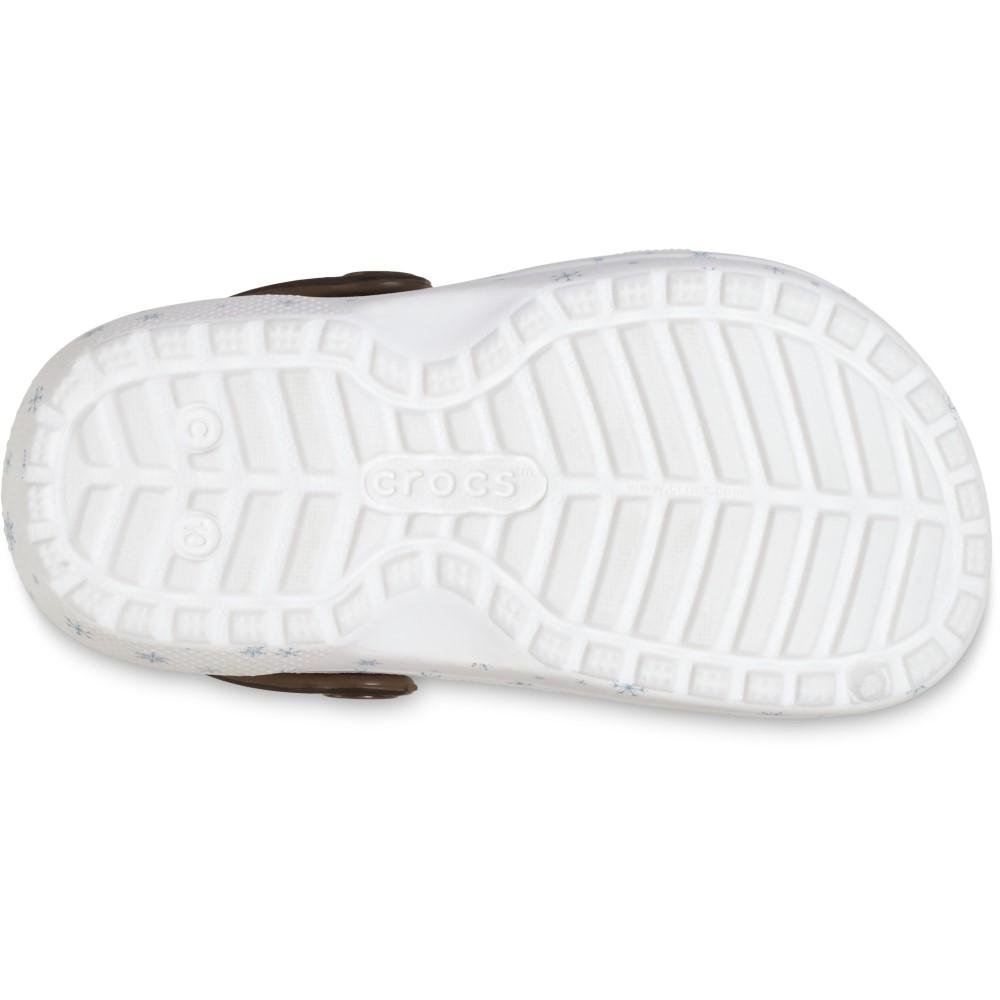 Sandália Crocs Classic Clog Frozen Olaf K Multi Branco 6