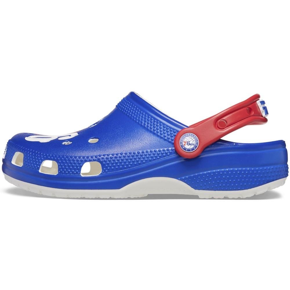 Sandália Crocs Nba Philadelphia 76ers  WHITE Azul 3