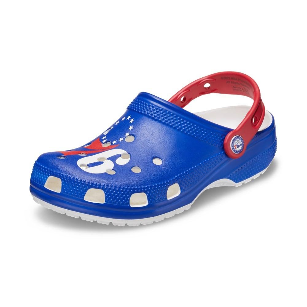 Sandália Crocs Nba Philadelphia 76ers  WHITE Azul 5
