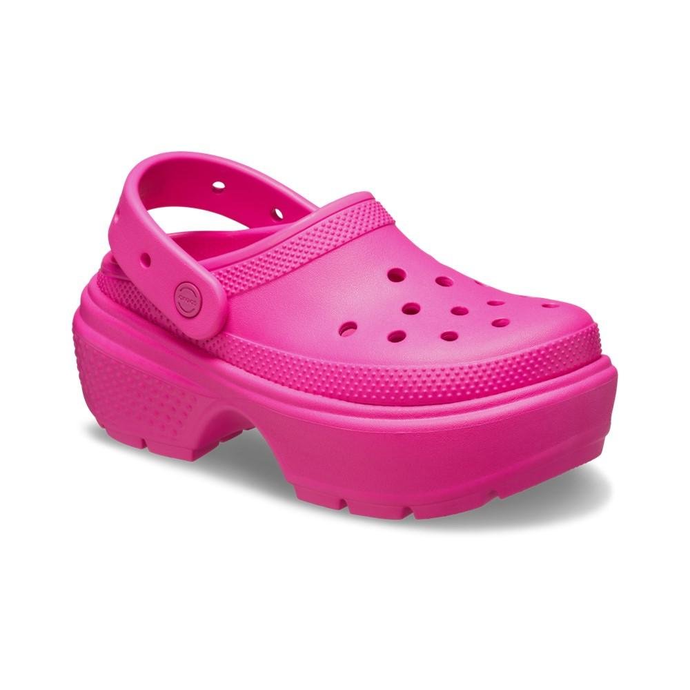 Sandália crocs stomp clog pink crush Rosa 2