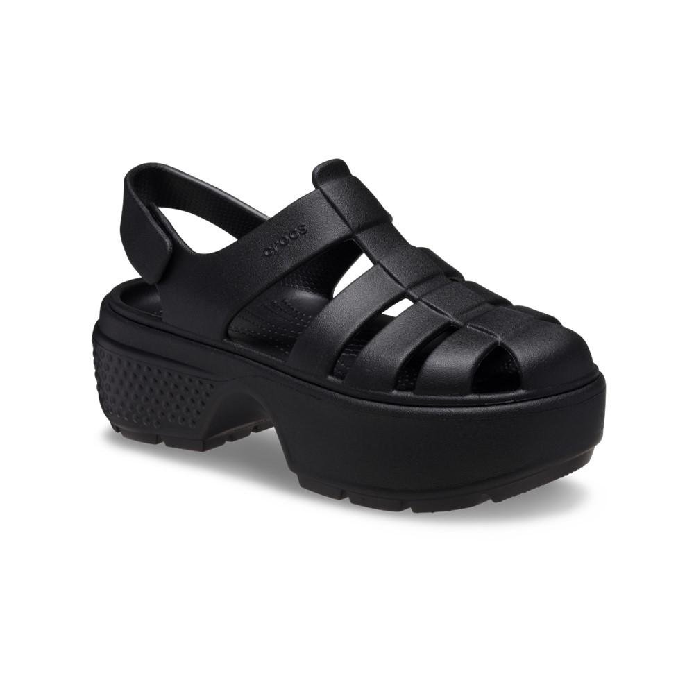 Sandália crocs stomp fisherman sandal black Preto 2