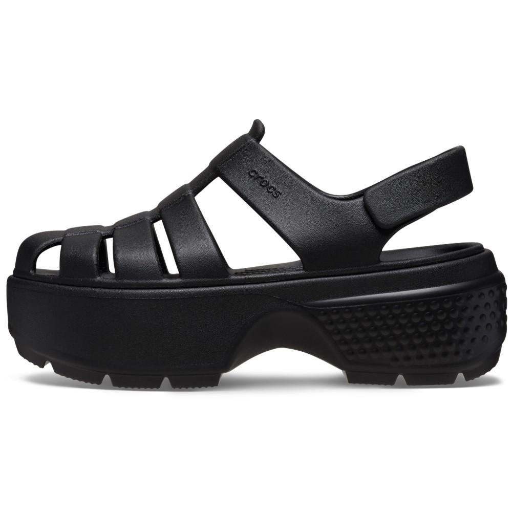 Sandália crocs stomp fisherman sandal black Preto 3