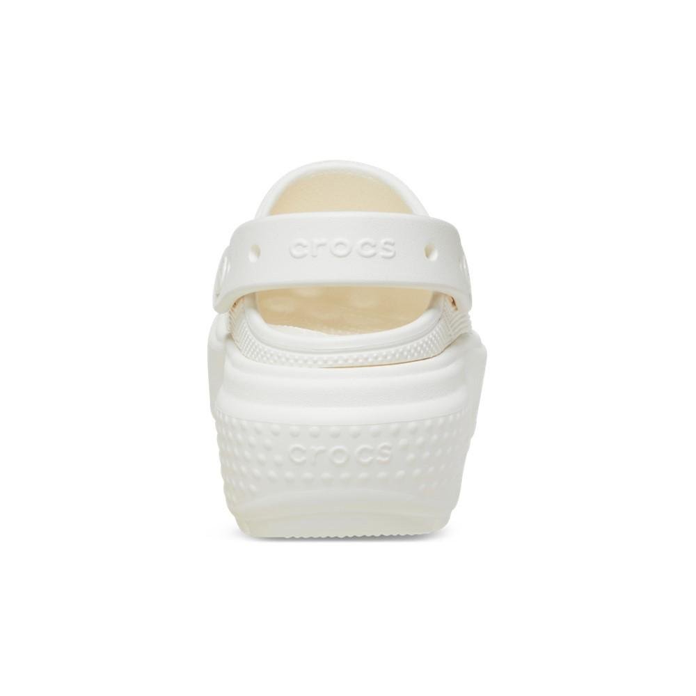 Sandália crocs stomp clog chalk Branco 7