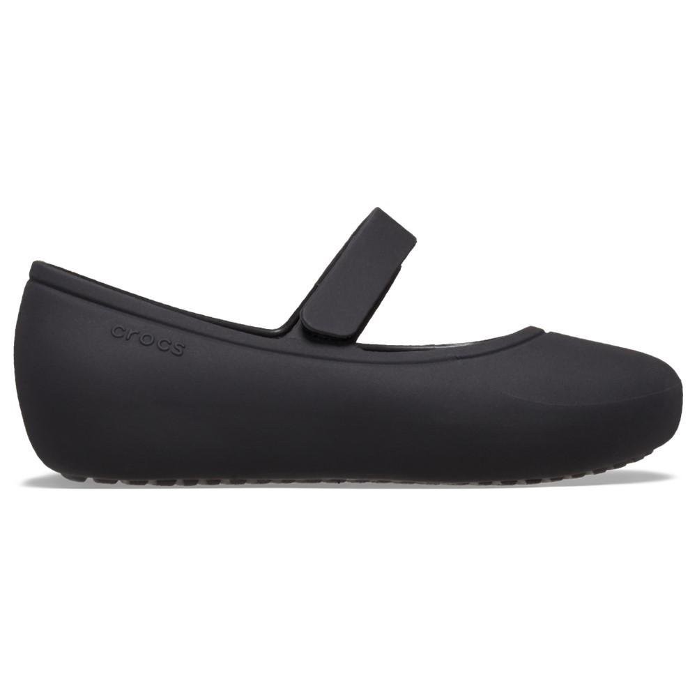 Sapatilha crocs brooklyn mary jane flat t black