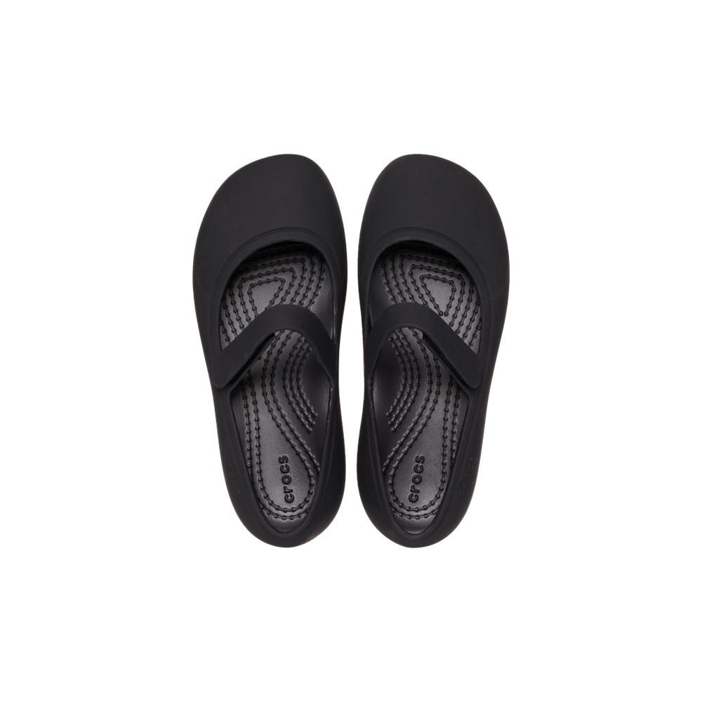 Sapatilha crocs brooklyn mary jane flat t black Preto 5