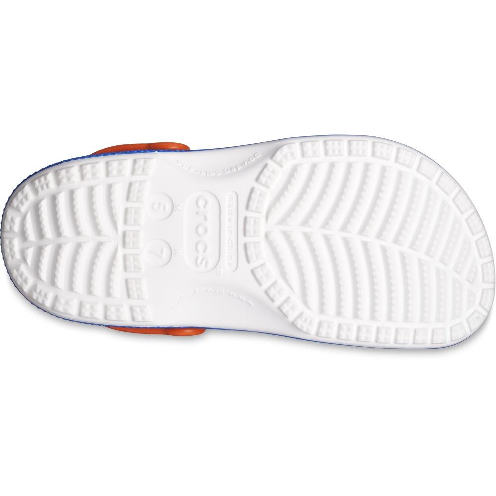 Sandália Crocs Nba New York Knicks  WHITE Azul 7