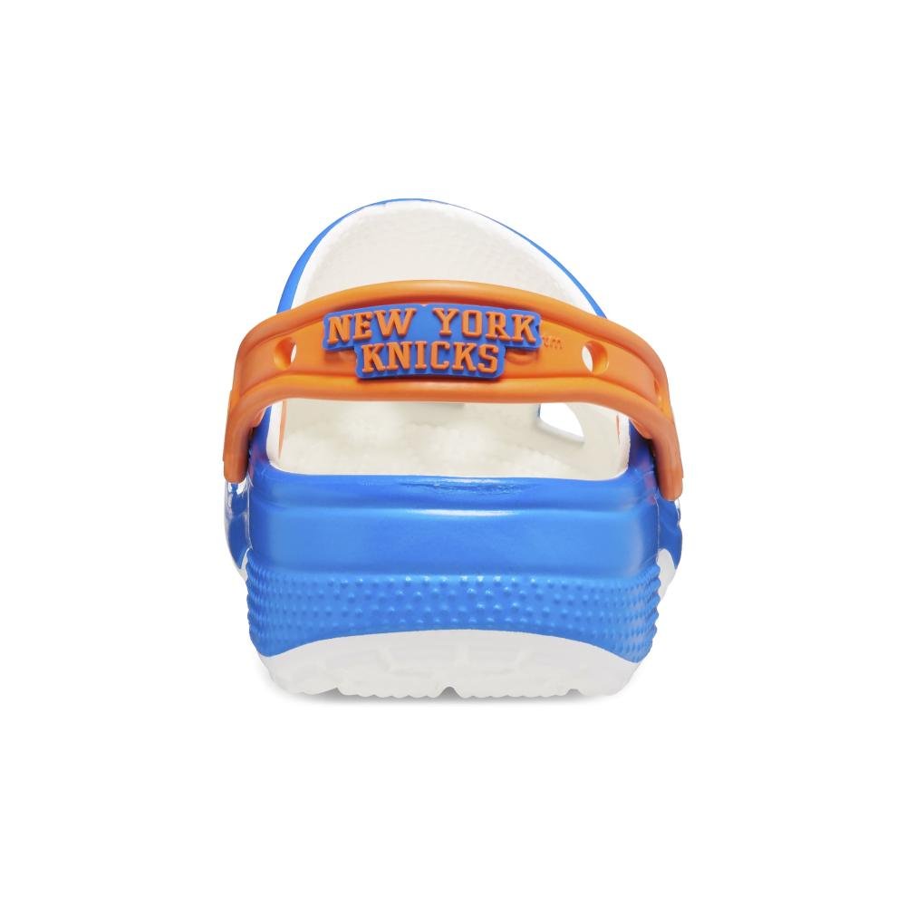 Sandália Crocs Nba New York Knicks  WHITE Azul 8