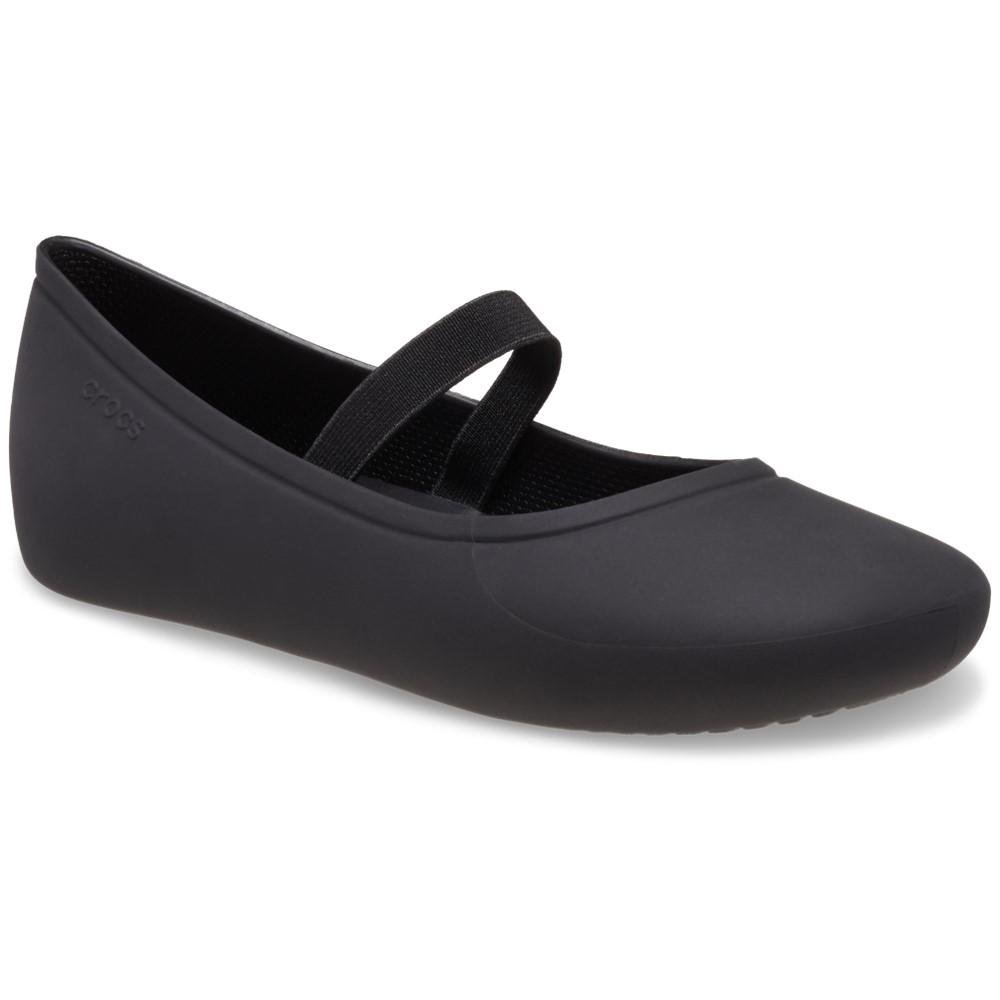 Sapatilha crocs brooklyn flat k black Preto 7