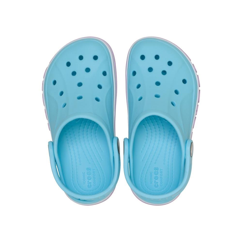 Sandália Crocs Bayaband Clog T Arctic Azul 5