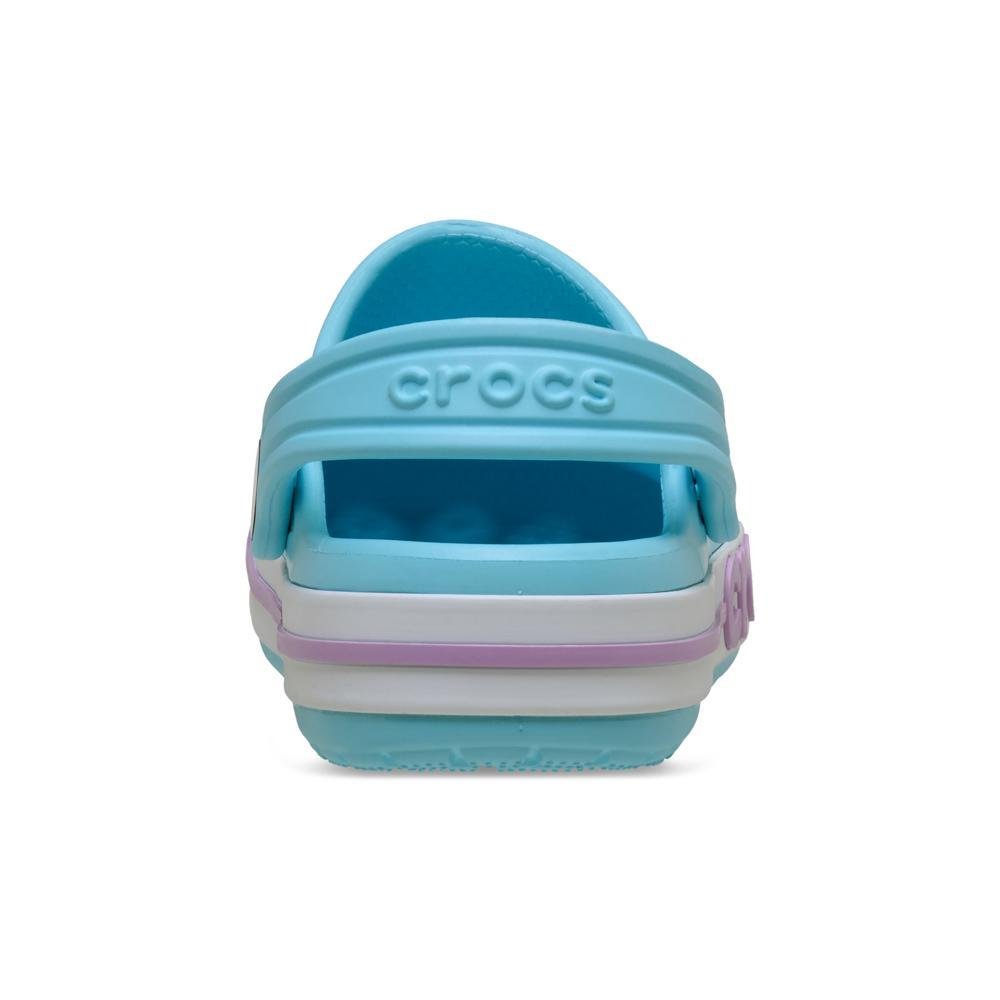 Sandália Crocs Bayaband Clog T Arctic Azul 7