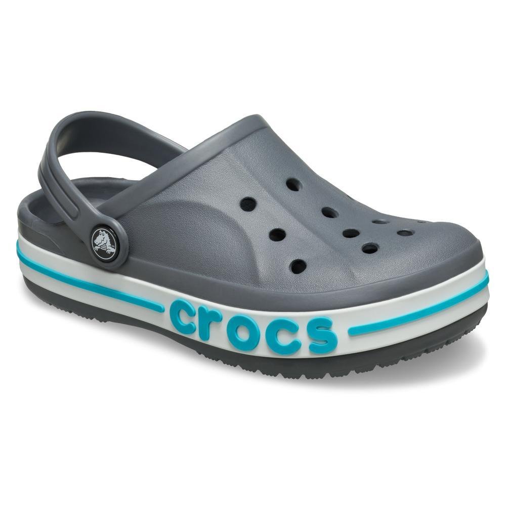 Sandália Crocs Bayaband Clog T Charcoal/Multi Preto 2