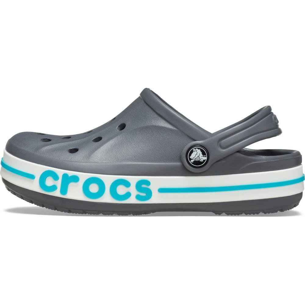 Sandália Crocs Bayaband Clog T Charcoal/Multi Preto 3
