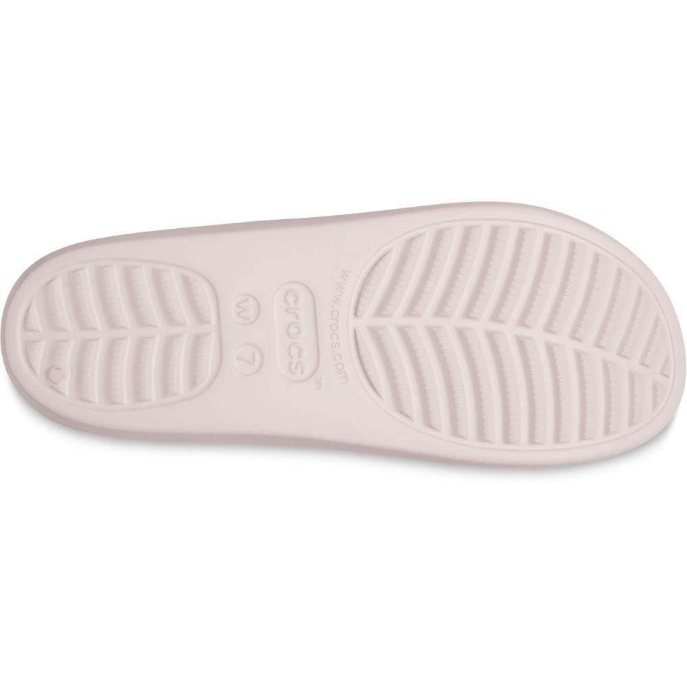 Sandália Crocs Baya Platform Sandal Barely Pink Off White 6