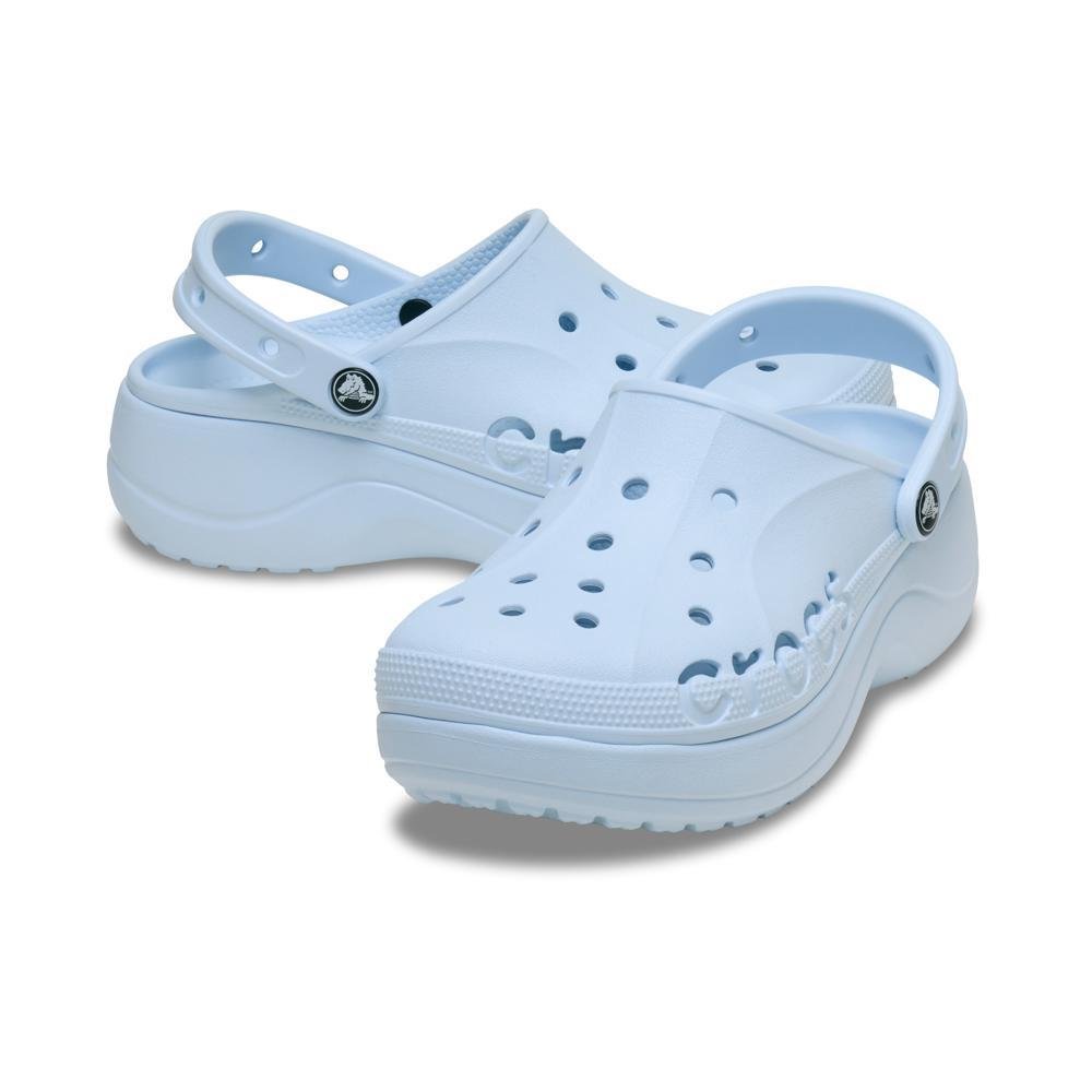 Sandália Crocs Baya Plataform Clog Mineral Blue Azul 4