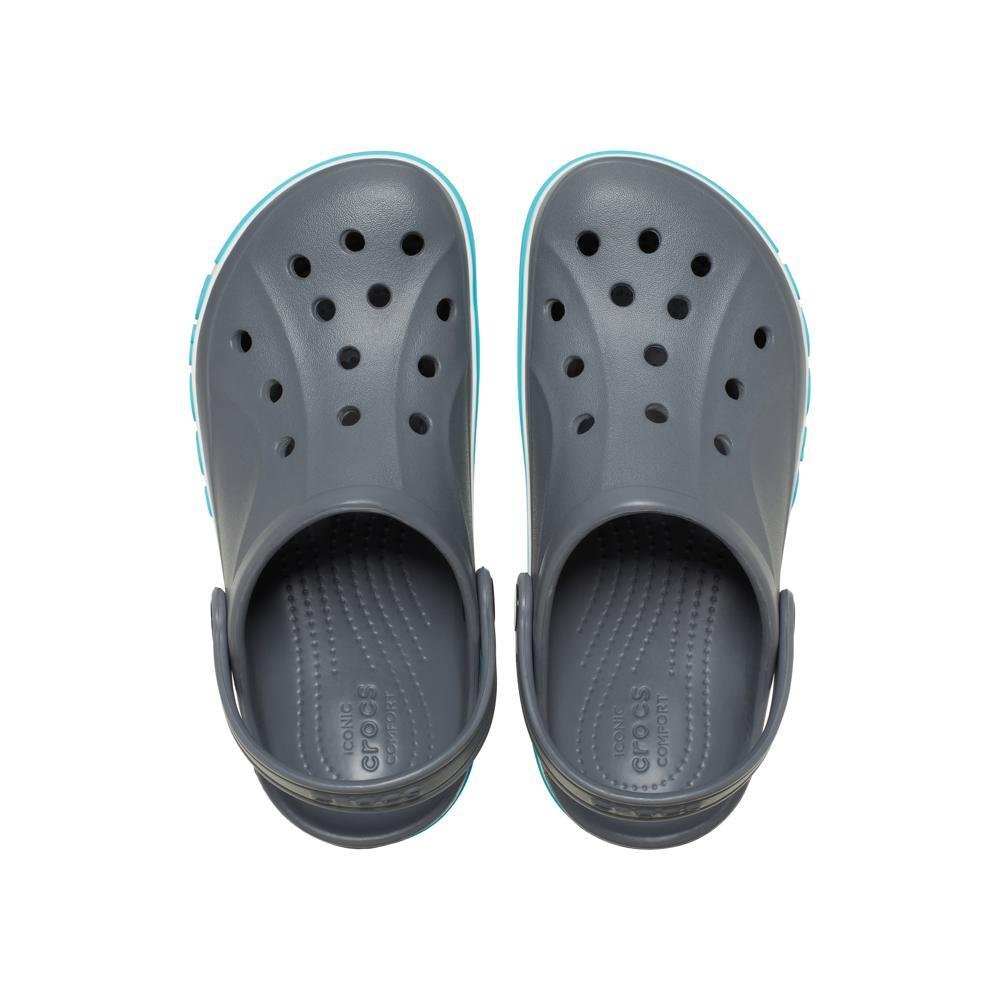 Sandália Crocs Bayaband Clog K Charcoal/Multi Preto 5