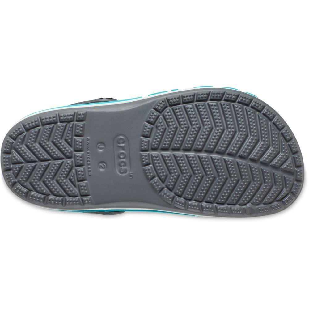 Sandália Crocs Bayaband Clog K Charcoal/Multi Preto 6